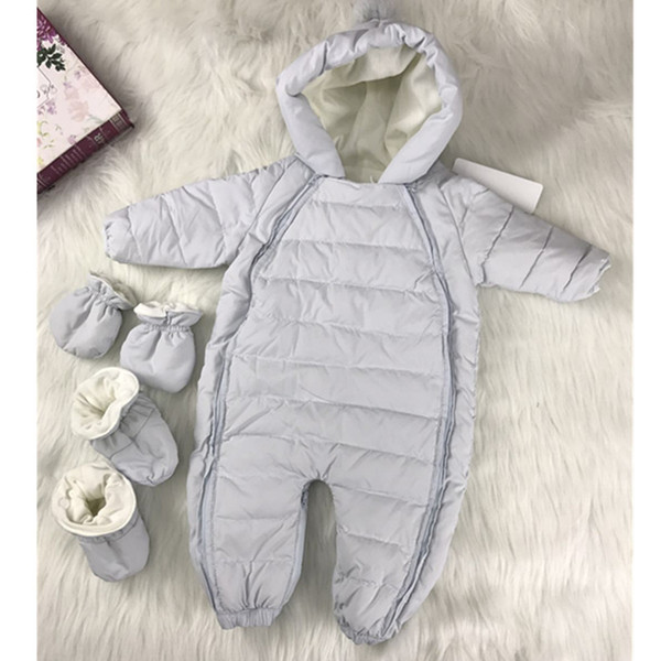 girls kids clothes Ins Cotton baby Zipper hoodie rompers toddler boy clothes pant Long Sleeved jumpsuit Infant Boys Onesies Outdoor Chothes9