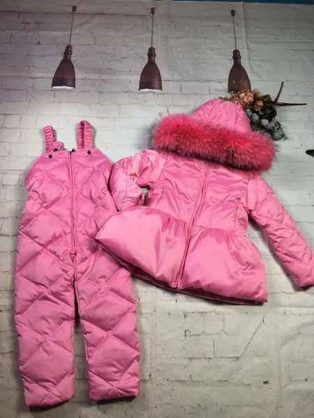 kids coat baby girl clothes pant down coat Children Warm jackets Toddler Snowsuit Outerwear kids jumpsuits rompers Set 62