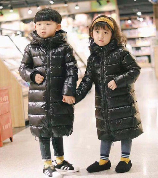 Brand M Down Jacket Thick Warm Girls Winter Jacket Waterproof Down Jacket For Girls 2-12 Years Children Boys Outerwear Coat Kids Parka