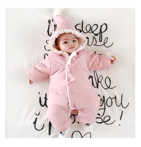 girls boys romper 0-24 months baby clothes winter dress newborn rompers winter wear out clothes cute rompers free shipping