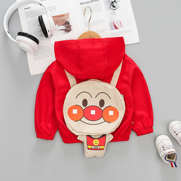 Boys and girls autumn clothes baby shirt tide infant children spring and autumn hooded jacket