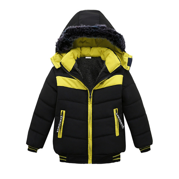 good quality Chlidren baby coat Boys Winter Warm Coats Jacket Kid Zipper Thick Hoodie Outerwear Winter Clothes veste enfant fille