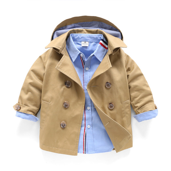 Fashion Big Boys Children Jacket outerwear Trench coat kids clothes for Boys jacket Autumn Spring children clothing 8 10 Years