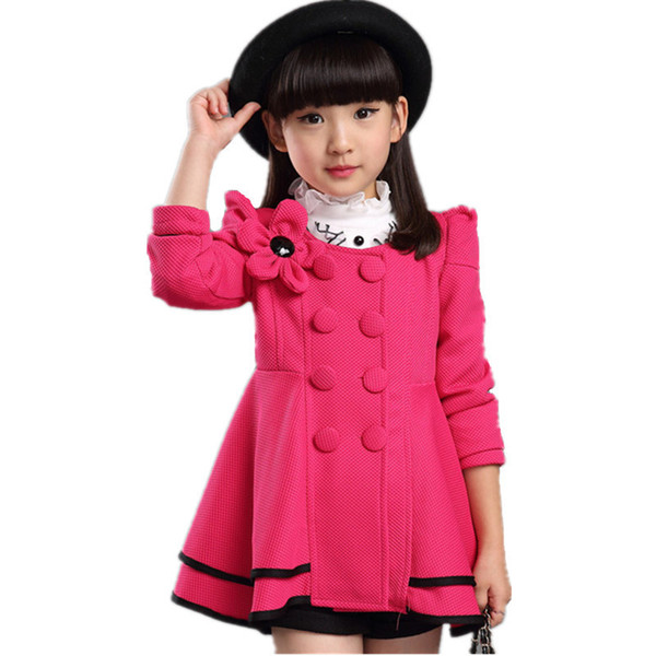 Fashion Autumn Girl Coat Infantil Baby Jacket Toddler Kids Clothes Outerwear Casaco Enfant Children Clothing New Coats Girls