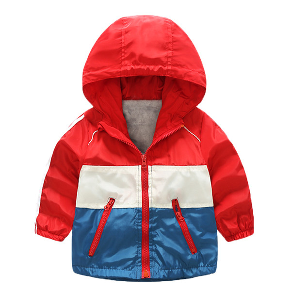 good qulaity baby boys coat kids zipper jacket spring autumn girls windbreaker kids boys hooded outerwear girls outfit clothes