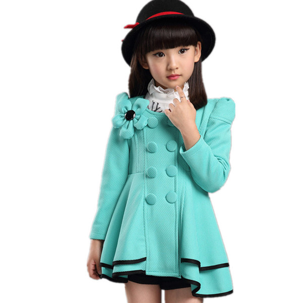 Spring Autumn Girl Coat Fashion Casaco Baby Jacket Kids Clothes Toddler Outerwear Children Clothing Enfant Girls Coats