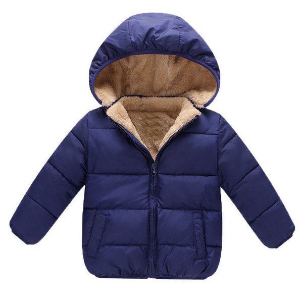 good quality Winter Baby Boys Jackets Girls Cotton Snowsuit Jackets Baby Thicken Warm Velvet Parkas worsted unisex full hooded sets