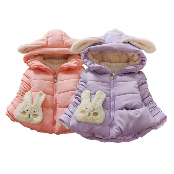 Wholesale 2016 Children's Outerwear Boy and Girl Winter Warm Hooded Coat Children Cotton-Padded Down Jacket Kid Jackets X09