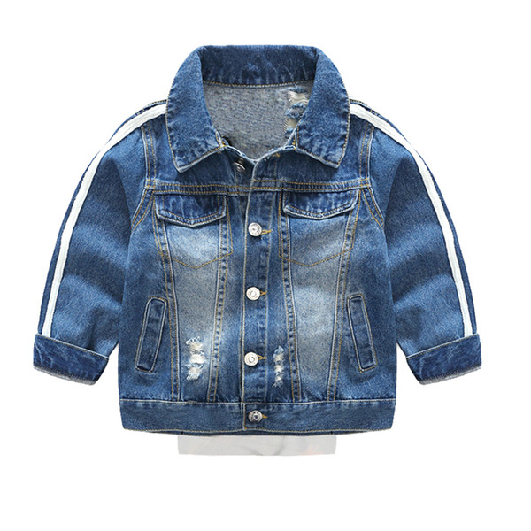 good quality baby boy jeans jackets new 2019 children denim clothing outerwear kids clothes cartoon tops coat for boys students