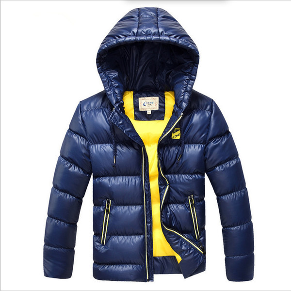 6-16 Years Children Boys Winter Coat Jacket Fashion Hooded Parkas Wadded Outerwear Thicken Warm Outer Clothing Boy thick coat