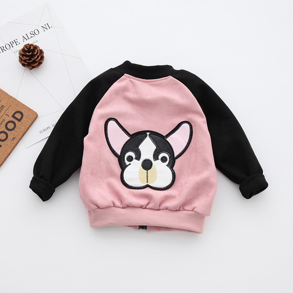 Parent-child Children's Clothing 2019 Autumn Female Child Outerwear Zipper Sweater Spring Girls Casual Jacket