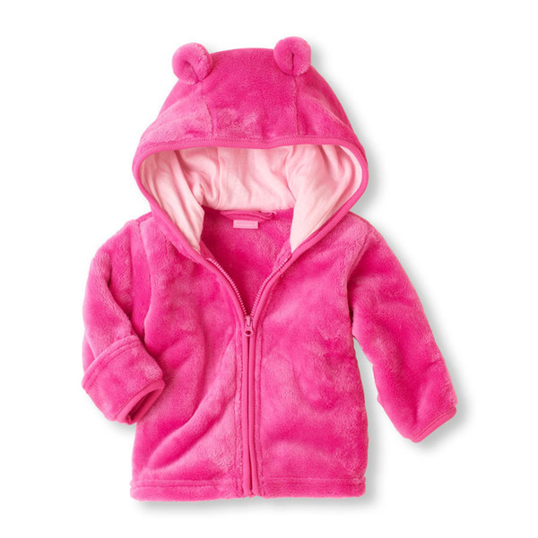 Rabbit Baby Girls Jackets Autumn Winter Jacket For Girls Infant Coat Kids Warm Cotton Outerwear Coats Children Clothes