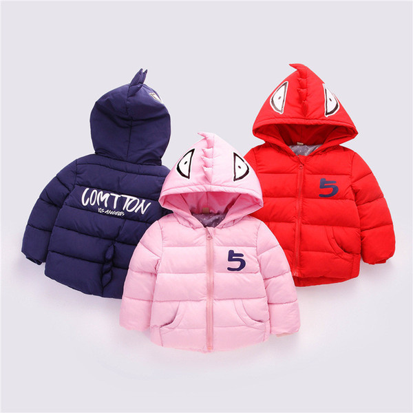 good quality Winter Girls Jackets New 2019 Children Down Parkas Coat Kids Cartoon Hooded Outerwear Jackets For Little Child Outfits