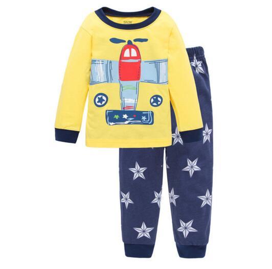 New Arrival Baby Girls Pajamas Sets,Autumn Long Sleeve Sleepwear Cotton Kids Pajamas Sets Fall Children Clothes Sets 2-7 yrs