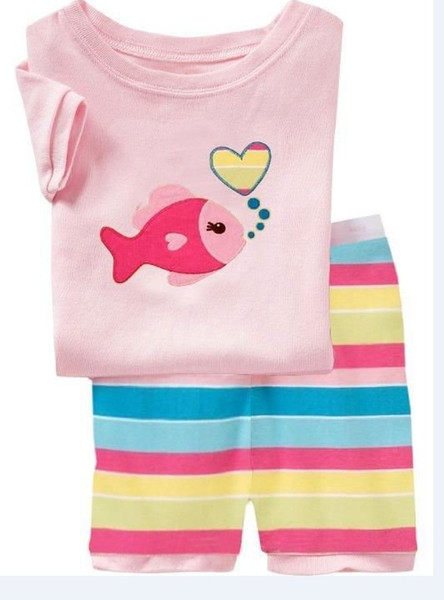 kids pajamas children sleepwear baby pajamas sets boys girls animal pyjamas pijamas cotton nightwear SP135