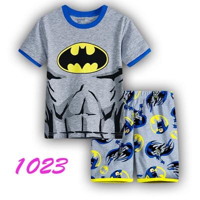 ew Arrivals 2pcs Baby Boys Kids Children Short Sleeve Cartoon Pajamas Sleepwear Homewear T-shirt Top Pants Clothing Sets SP24