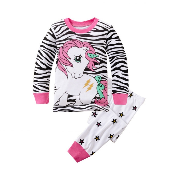 New thick style of children's autumn long Johns combed cotton children underwear sets wholesale kids pajamas