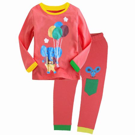 Children's pajamas children add wool upset clothing of children in the middle of the underwear baby sleepwear autumn and winter