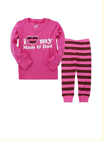 Autumn/winter milk silk and cotton sweater home clothing child thermal underwear set with a piece of hair added