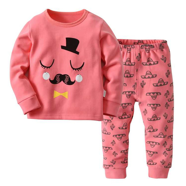 Kids Halloween Clothing Sets Toddler Pajamas Suit Pumpkin Halloween Costume Children Sleepwear Furniture Sets Outfits