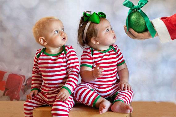 Baby Kids Christmas Pajamas Full Piece Newborn infant Christmas Pajamas Baby Christmas Romper Strip Christma Gown