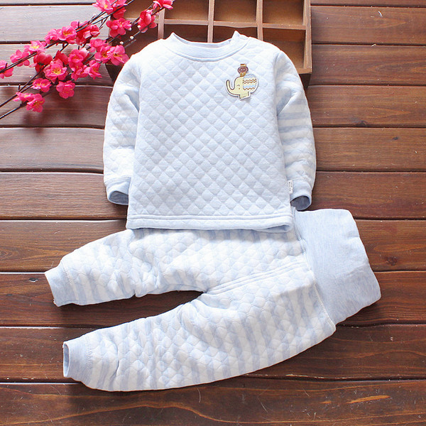 wholesale baby pajamas clothing sets newborn baby girls boys 100 % cotton sleepwear clothes suit infant kids autumn spring clothes