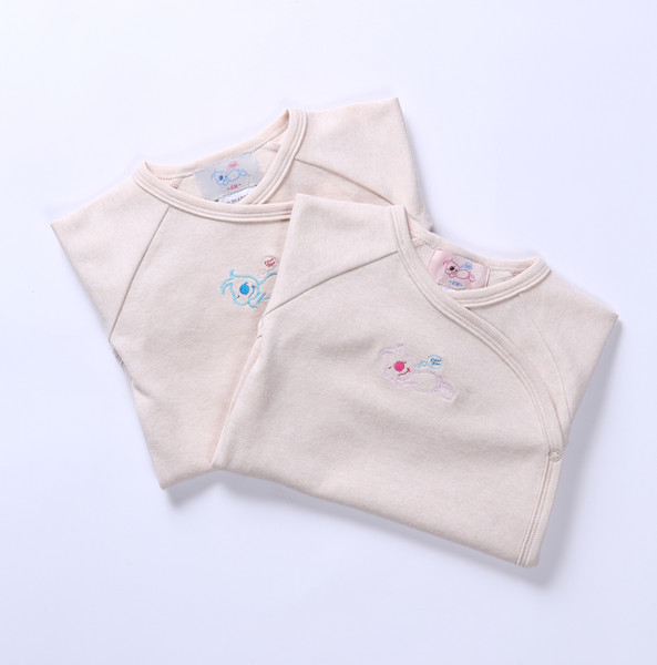 ORIGINAL COLOUR COTTON BABIES SAFETY ANTIBACTORIAL SLEEPING WEAR PYJAMA CLIMBING LONG SLEEVE