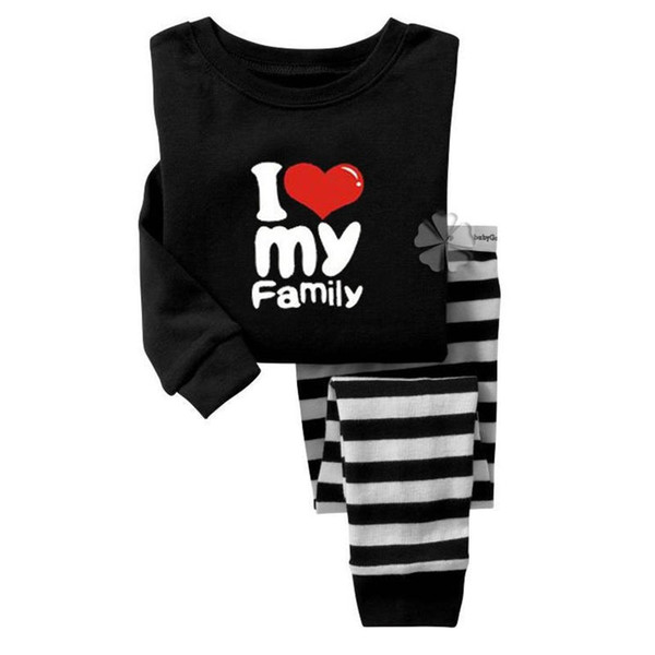 Girl Clothes Sets Baby Girls Pajama Set Kids Pajamas Long PJ'S Suits Nightgown 2 3 4 5 6 7 years Kids Tee Shirts Leggings