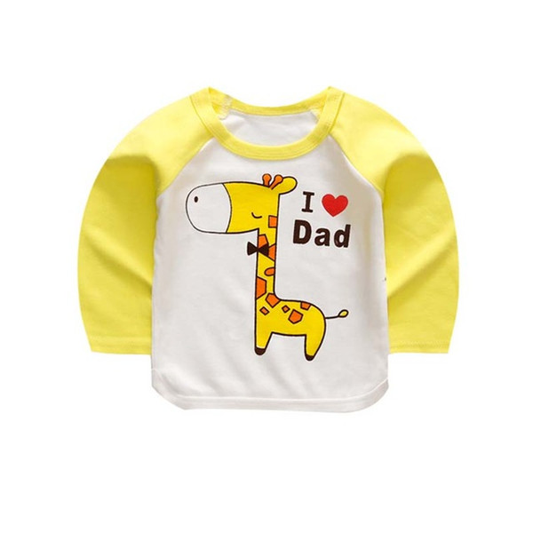 baby boys t-shirt Children Kids Boys Tops Costume Long Sleeve T-shirt Cartoon Printing Clothes Kids T-shirts for Girls