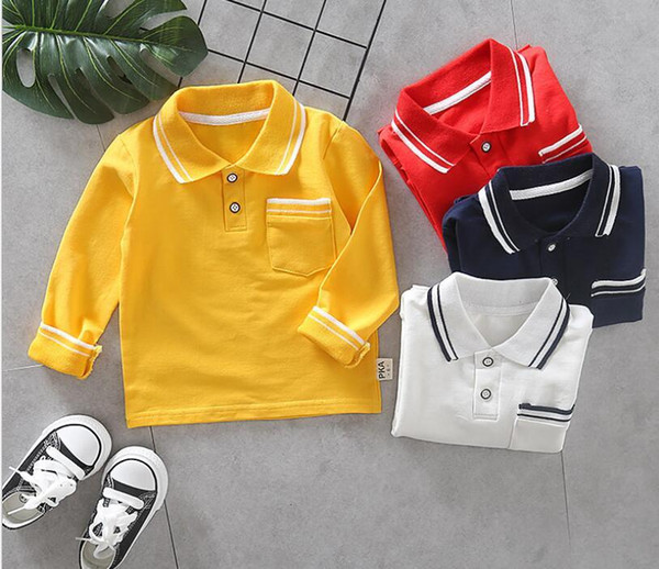 New Spring and Autumn PolO T-shirt for Boys, Infants and Children