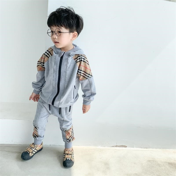 Fashion Baby Clothing Sets Children's Garment Autumn And Winter New Pattern Male Girl Sweater Suit childrens jacket coat shirt