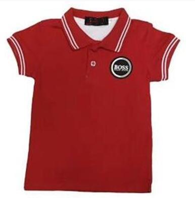 2020 New Children's Summer Cotton Short Sleeved Shirt Baby Boys Girls 3 Color Polo T Shirts 1-5Y Kids Brand Clothes