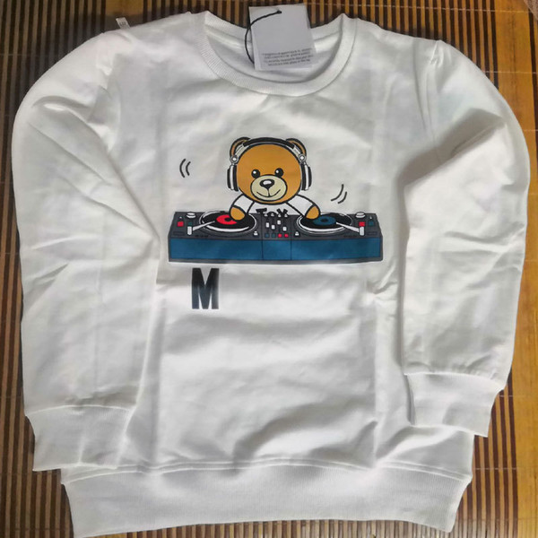 Fall 2019 new bear top for kids long sleeve T-shirt for kids clothes for big kids baby boy clothes T200228