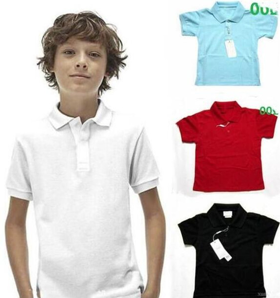 2019 kid clothe Hot New Brand crocodile Polo Shirt baby boy girl Short Sleeve Casual Shirts kids Solid classic t shirt Camisa