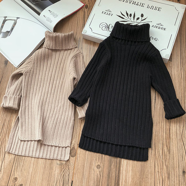 Winter Girl Long Sleeve Turtleneck Sweater