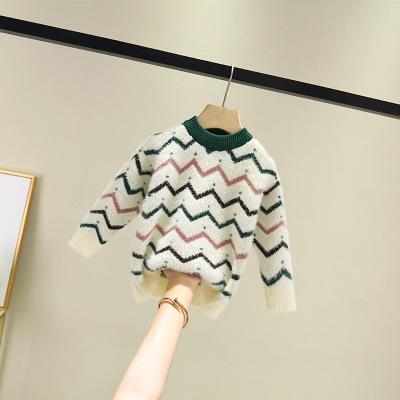 Children's Suede Knitted Sweaters 2019 New Boys 2 Boys Pullovers 3-year-old Boys Thickening Hair 80-120