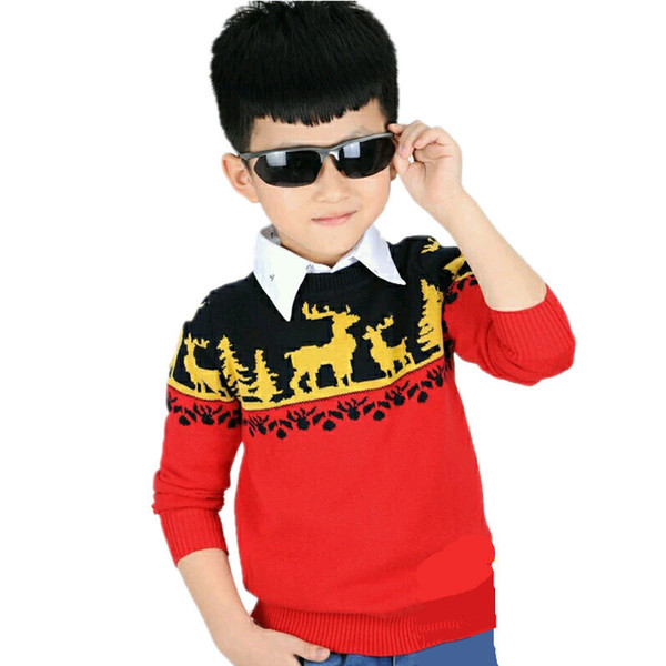 Baby Boy Sweater O-Neck Knitting Pullover Kids Clothes Toddler Autumn Winter Children Clothing Infantil Casual Boys Sweaters