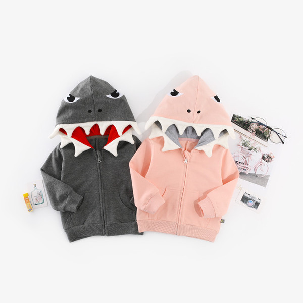 Baby hoodie full cotton three-dimensional shape children's long-sleeved jacket hot style