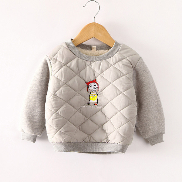 good quality Baby Boys Girls Coat Autumn Winter Warm Thick Kids Jacket Outerwear Children Clothing Baby Tops Boys Sweater shirt