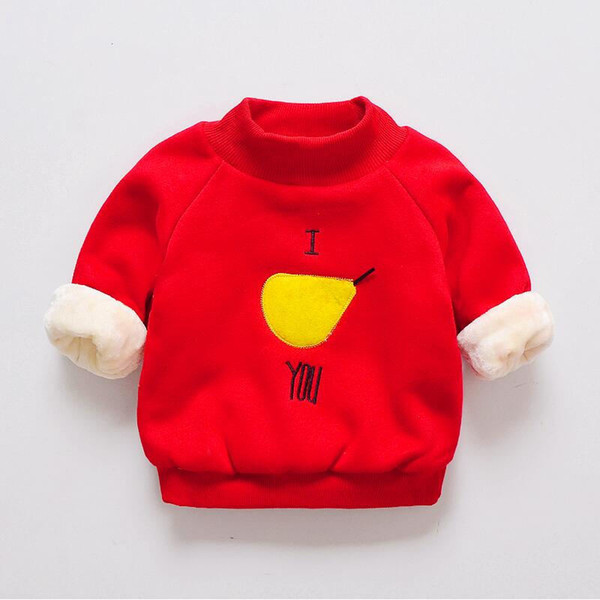 good quality autumn winter girls sweater cartoon thicken coats children casual velvet sweat shirts kids girls fashion sports clothes