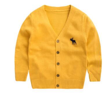 2019 spring and autumn new Korean children's clothing baby boys and girls children's cardigan sweater sweater jacket