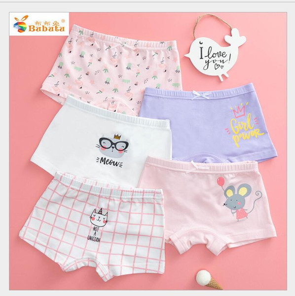 epacket 5pcs/box girls Baby Underwear Girls Children boxers super heros Cartoon Underpants Kids Panties Panty Briefs Infant Teenagers