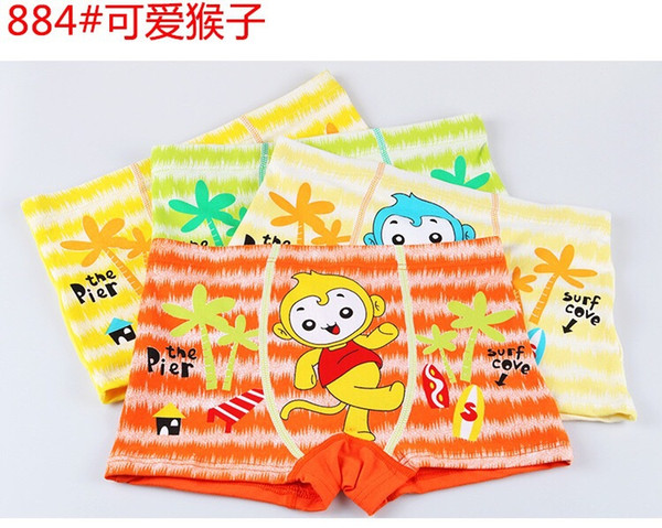 Cheap Children Girls Boys Cartoon Bear Boxers Baby Girls Modal Cotton Bunny Underwear Boys Cute Cars Ultraman Monkey Fiber Panties U2