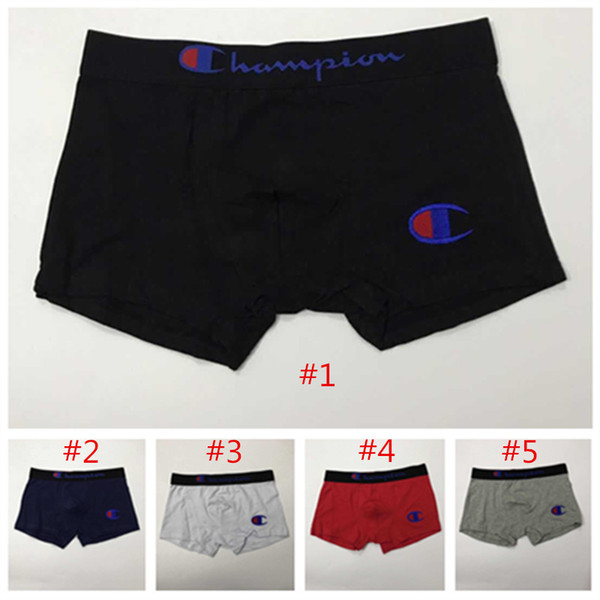 Men Champions Underwear Breathable Cotton Boxers Men's Underpants Shorts Embroidery Letter Cuecas U Convex Short Pants Designer Boxers