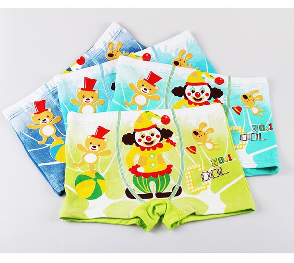 INS HOT SALE Girls Boys Cartoon Bear Boxers Baby Girls Modal Cotton Bunny Underwear Boys Cute Cars Ultraman Monkey Fiber Panties U2