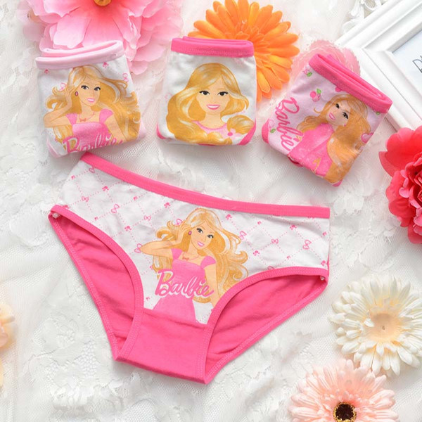 4 piece cotton boxer briefs girls underwear princess children kids kids baby underwear wholesale