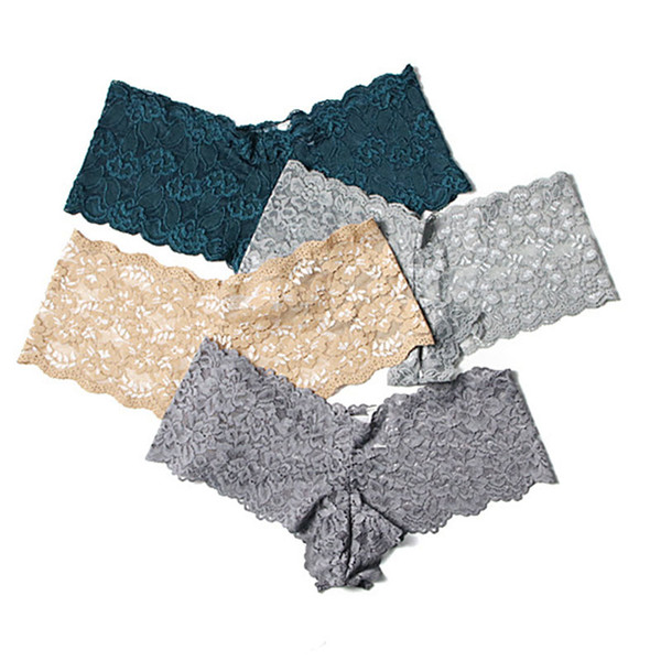 Top Quality Lace Sexy Briefs Girls Shorts Boxers Kids Trunk Child Panties Pure lady Pants Children Underwear Women's Gift Clothing 4 Pieces