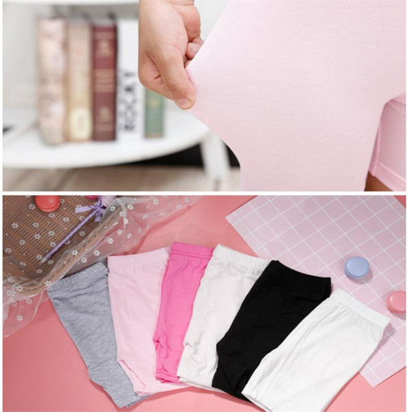 2020 Lace Safety Leggings Girls Short Tights Pants Dress Panties Child Modal Shorts Underwear Lace Short Underpants Anti-alight Boxers E3303