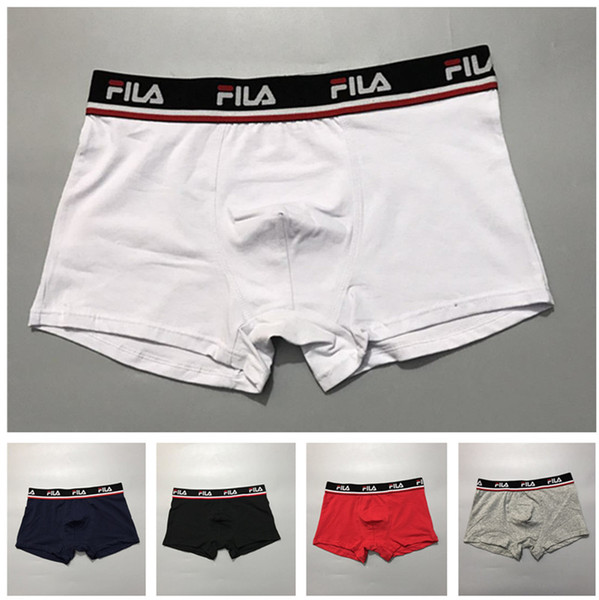 Men FL FIL Underwear Breathable Cotton Boxers Fils Letter Prin Underpants Shorts Mens Cuecas U Convex Designer Short Pants Brand Boxers Hot