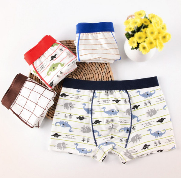 Kids Baby Boys Mixed Cotton Toddler Cartoon children's Panties Underwear Cartoon boxer children 100% Cotton panties